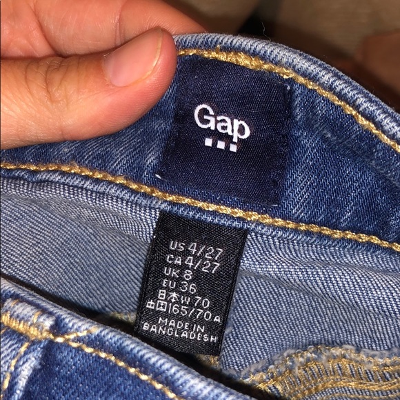Gap: button up denim skirt - Picture 3 of 3